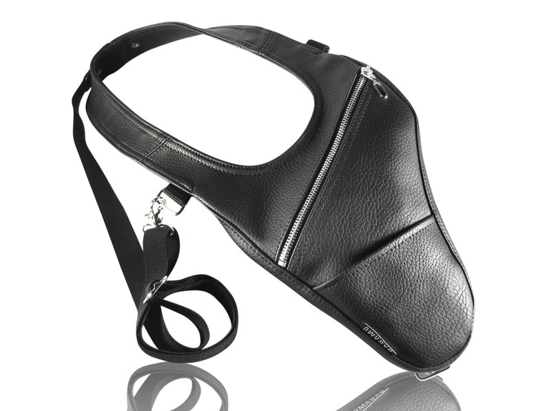 Revolverbag LOUIS 2.0 dark brown holster bag men bag halter men leather bag men