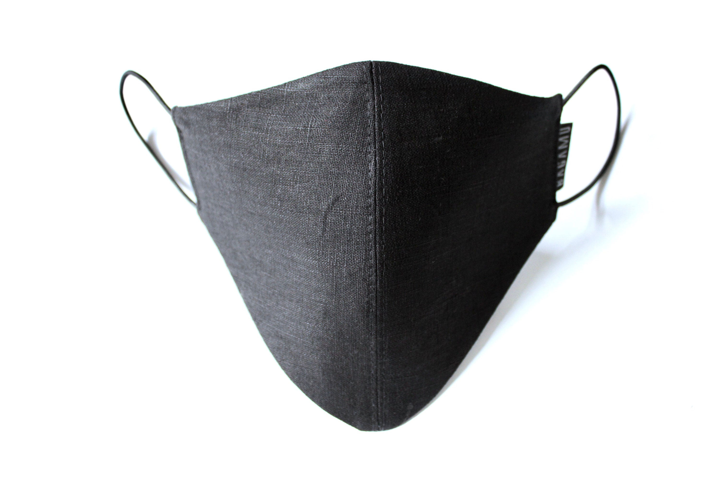 black linen mask