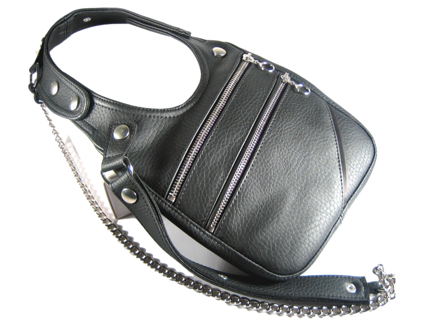 Revolver bag shoulder holster bag black vegan bag festival bag | Etsy
