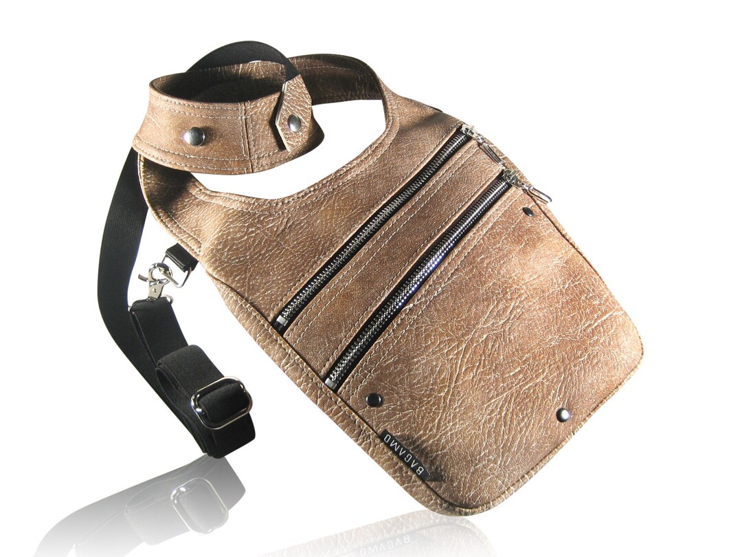 Halter Bag Holster Bag Men Man Bag Holster Lightbrown Men Bag Etsy
