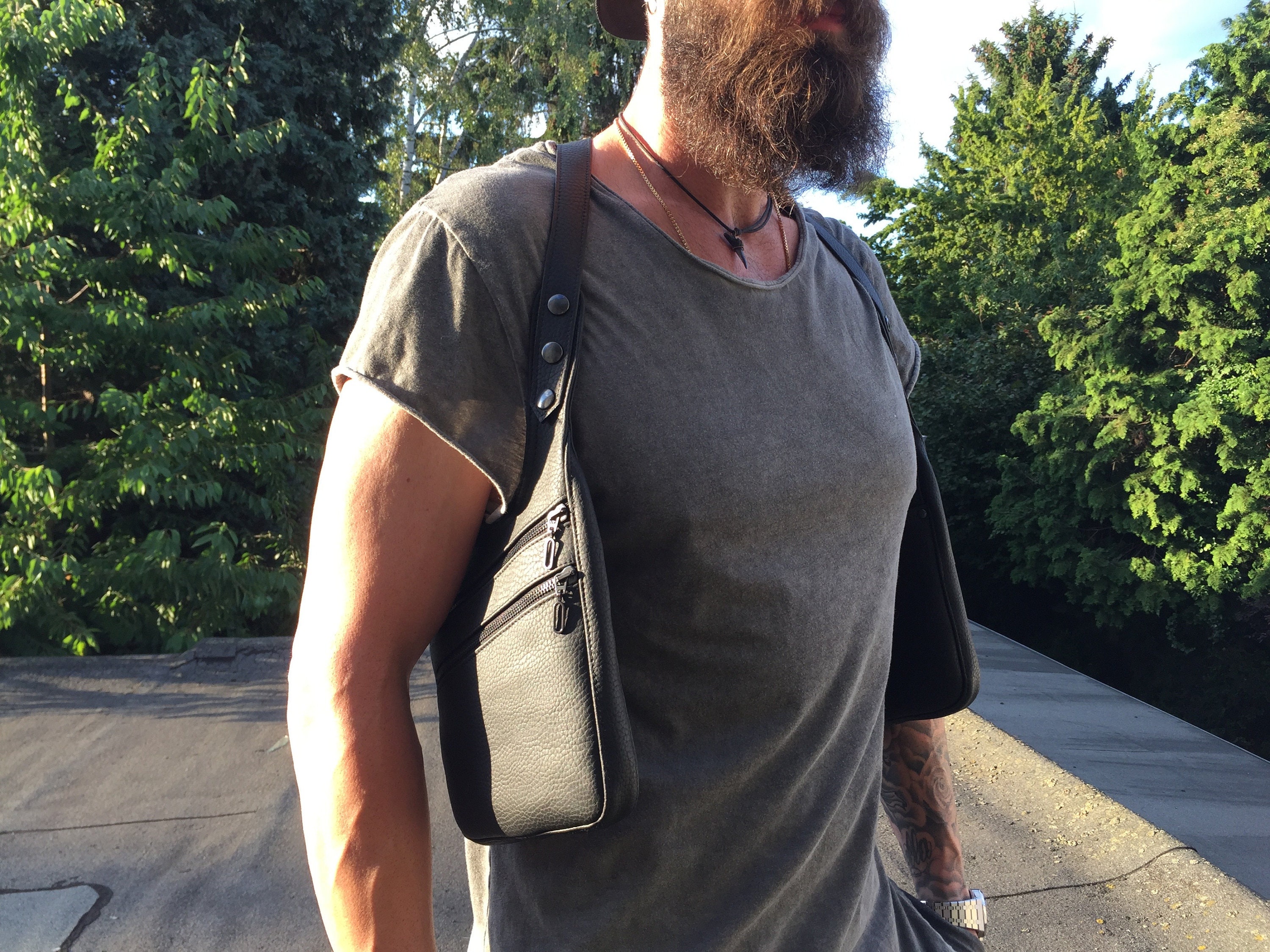 double man bag