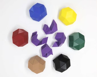 STL for 7 Icosahedron puzzles
