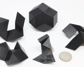 STL for Icosahedron puzzle "Slit-Slot"