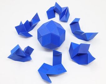 STL for Triacontahedron puzzle "Snake"