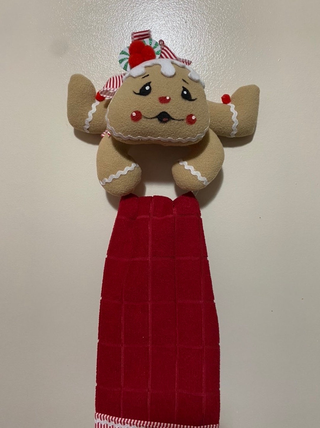 Gingerbread Dish Towel Holder Etsy