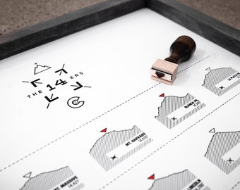 The 14er Summit Register Print