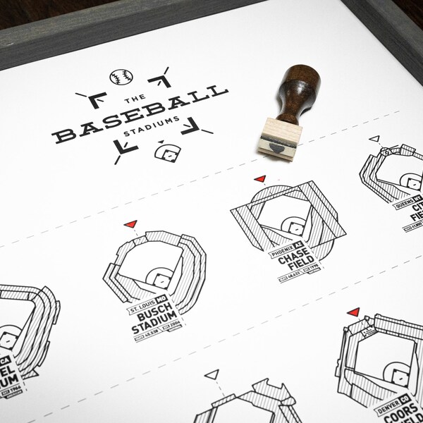 Baseball Stadium Checklist - Etsy