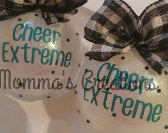 Personalized ornament for Cheer Team