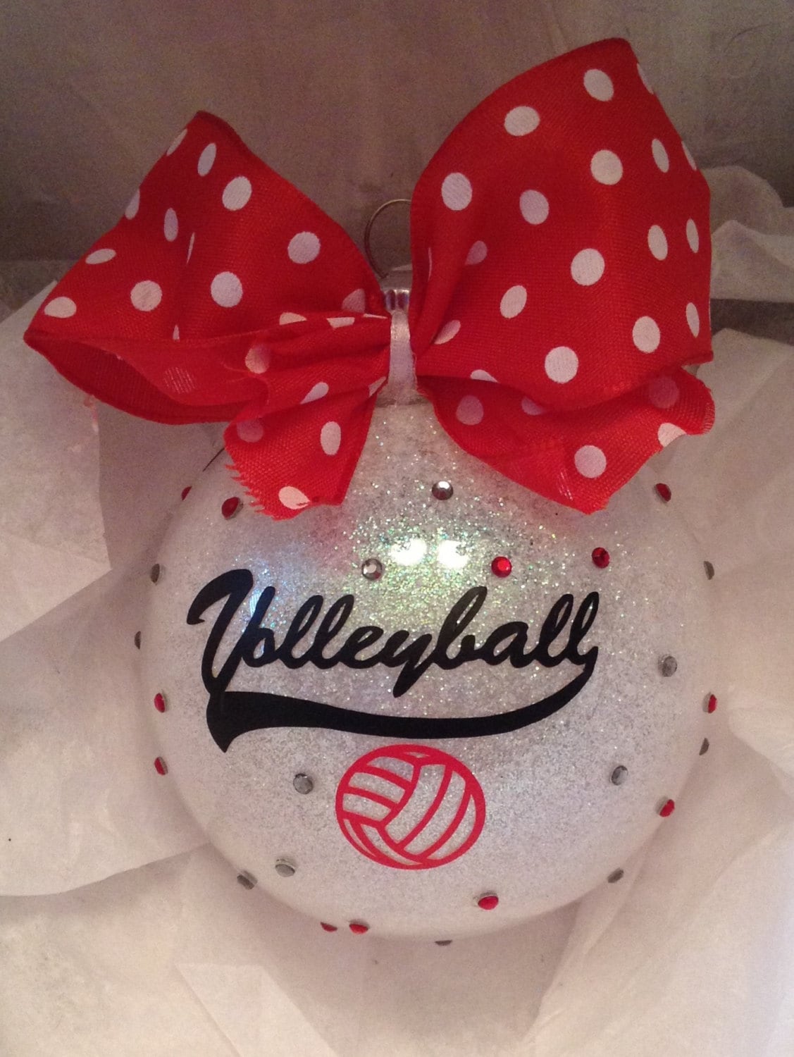 Volleyball Ornament Personalized Etsy