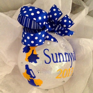 Personalized ornament for your cheer team