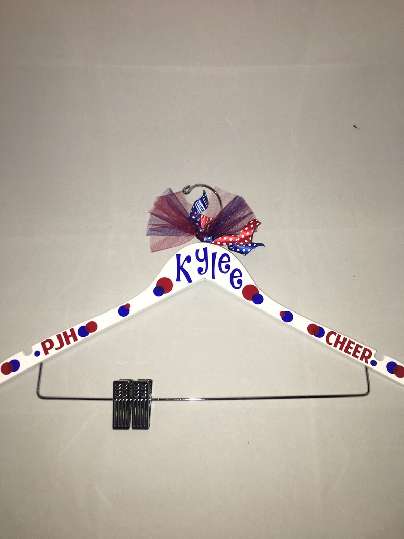 Personalized Hanger for Uniforms Cheerleader Costumes Etsy