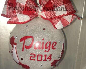 Cheerleader ornament, Cheerleaders, Cheer ornament, Cheer gift, Cheer mom, Cheer coach, Cheer sponsor, School cheer, Rec Cheer