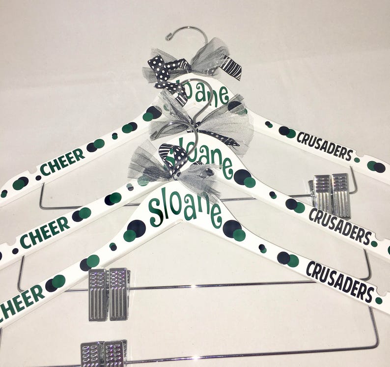 Personalized Uniform Hanger Cheerleaders Cheer Dance Dance Etsy