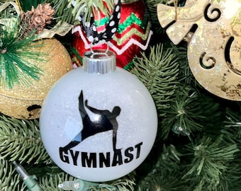 Gymnast Christmas Ornament