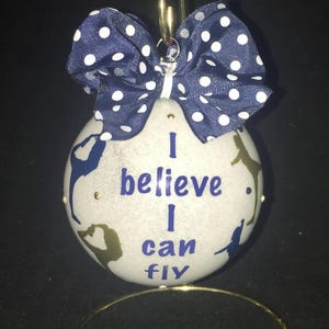 Cheer flyer ornament