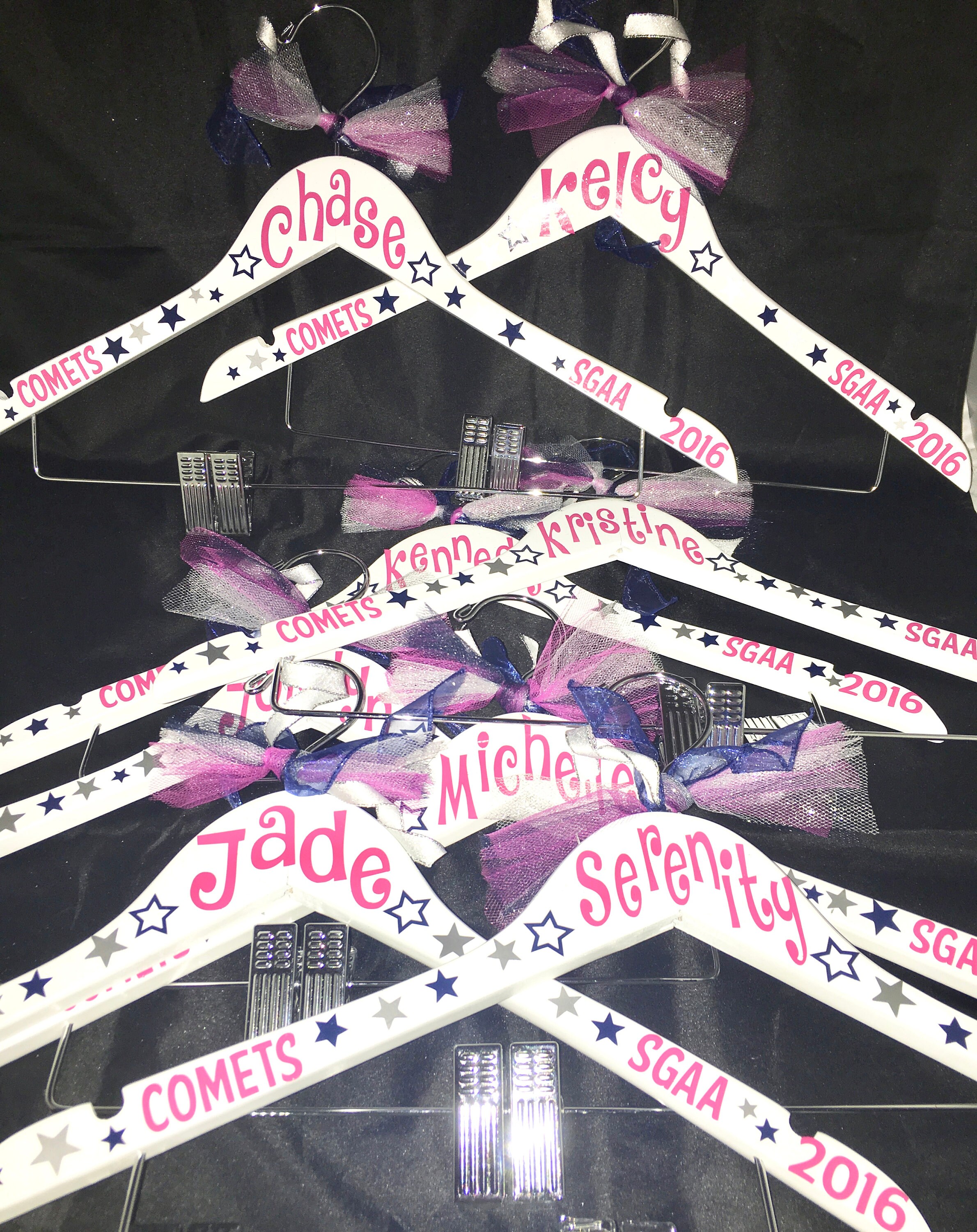 Personalized Cheer Uniform Hanger Etsy