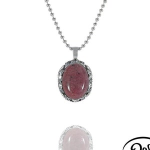 Silver pendant, pendant stone, amethyst, women, silver burnished 925, necklace for men, silver necklace, stone pendant, italian jewelry