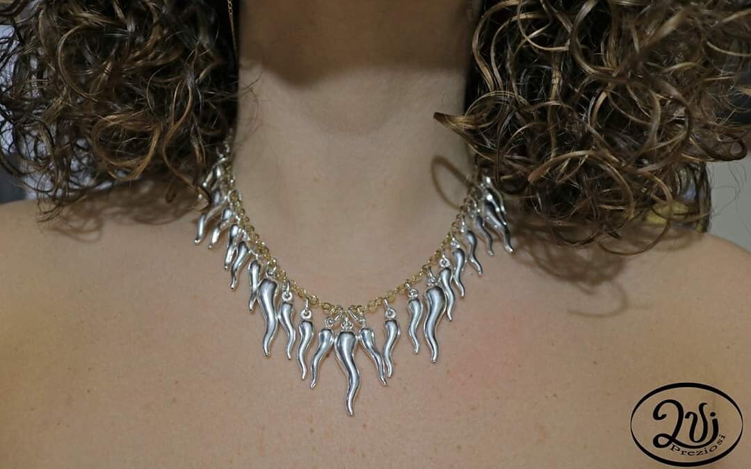 Horns Jewelry, Horns Necklace, Lucky Collier, Lucky Charm, Accessory