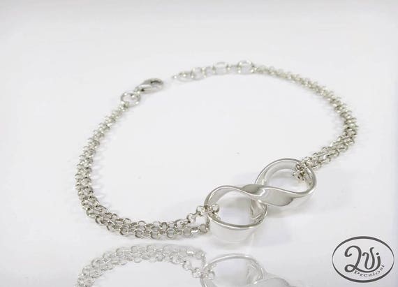 Infinity bracelet, Women bracelet, Silver bracelet, Gift for her, Love  bracelet, Friends bracelet, fashion