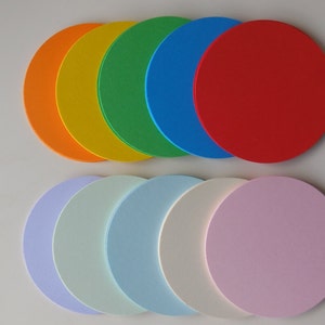 Pick color 50 3 inch circle die cuts, for scrapbooking, card making, tags, crafting ready to ship image 4