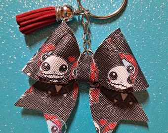 Llavero con lazo de polipiel de Jack & Sally