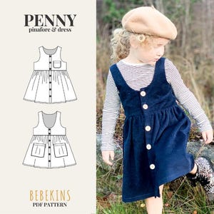 Penny Pinny EASY PDF Sewing Pattern/A4/A0/Projector files - Bebekins Patterns