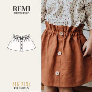 Remi Skirt EASY PDF Sewing Pattern/A4/A0/Projector files - Bebekins Patterns