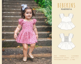 Marthena Sweetheart Dress PDF Pattern