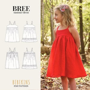 Simple Sundress & Top PDF Sewing Pattern/A4/A0/Projector files - Bebekins Patterns