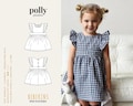Polly Pinafore PDF Sewing Pattern/A4/A0/Projector files - Bebekins Patterns