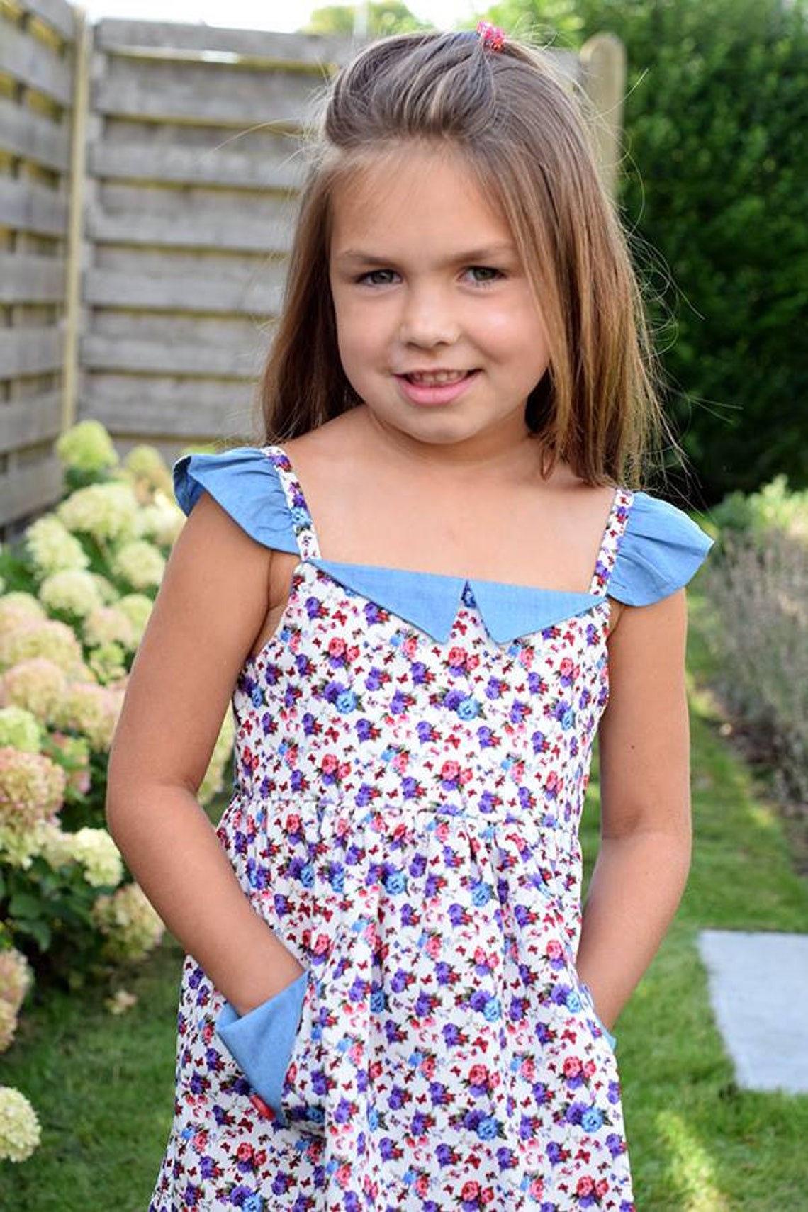 Arlow Tie Back Dress PDF Pattern Etsy