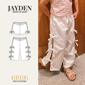 Jayden shorts/broek pdf naaipatroon/A4/A0/projectorbestanden - Bebekins-patronen