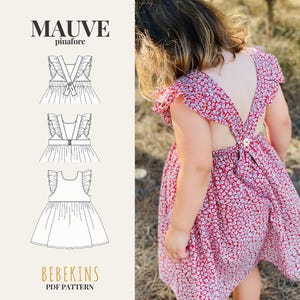 Mauve overgooier PDF naaipatroon/A4/A0/projectorbestanden - Bebekins Patterns