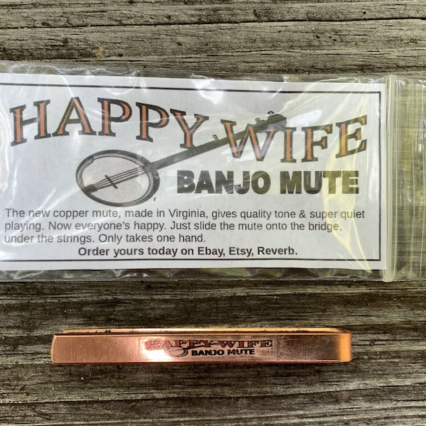 Sourdine pour banjo en cuivre The Happy Wife