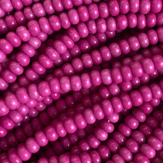 6/0 Czech Seed Beads Raspberry Orchid Pink, 4mm Preciosa