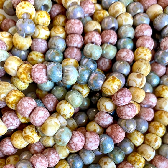 Big Harbour Picasso Bead Mix 32/0 Preciosa Large Seed Beads, Large Hole  Beads 7.5mm