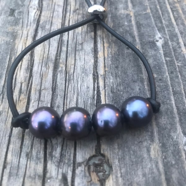 Leather Cord Slider Etsy