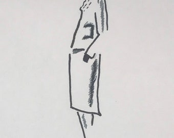 Chanel Drawing Etsy
