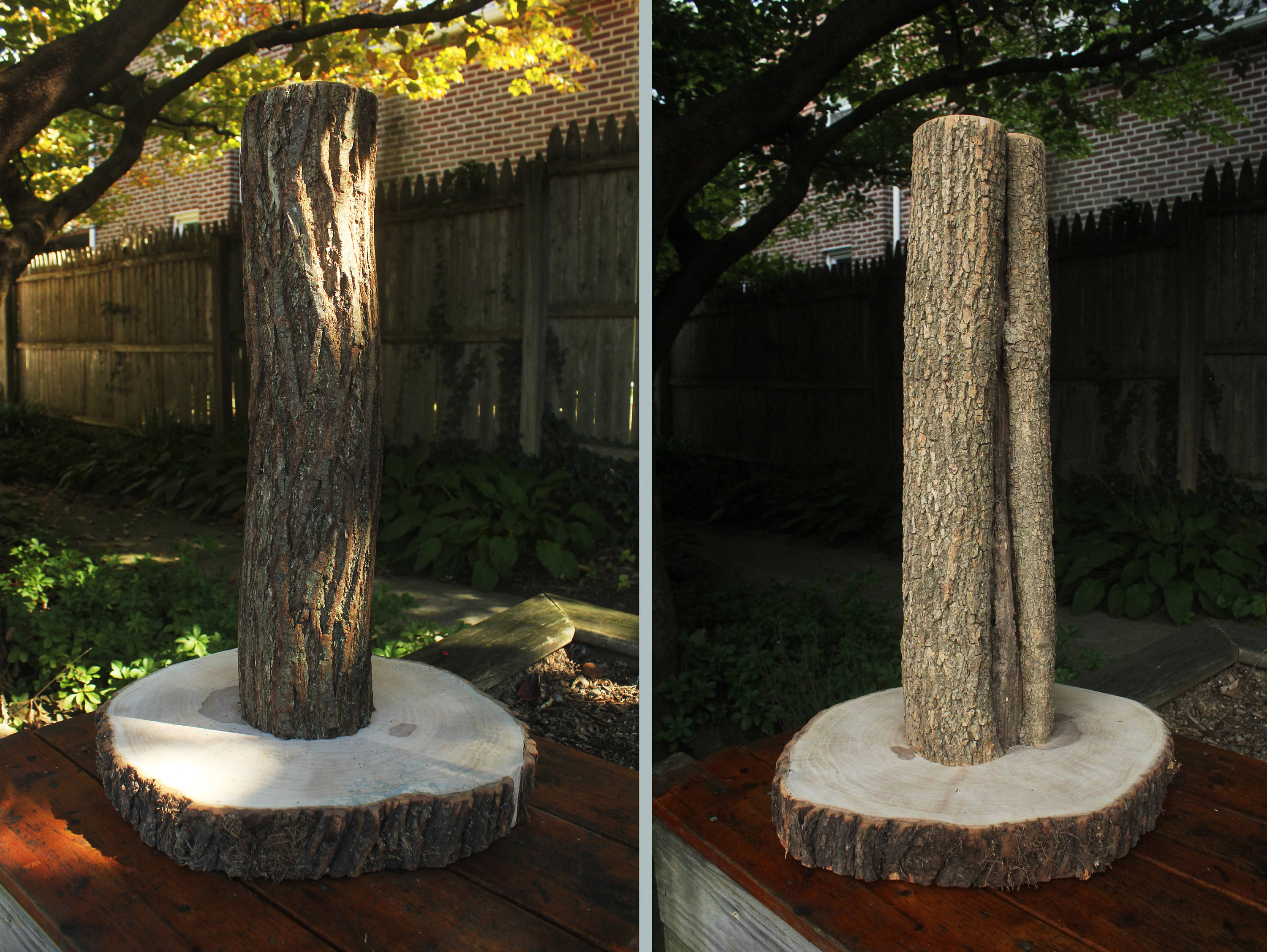 Bark Scratching Post For Cats Tree Bark Cat Scratchers Etsy