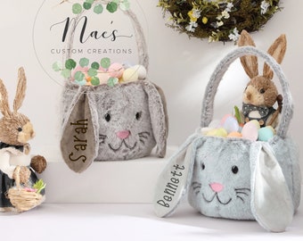 Personalized Easter Basket - Bag - Boy - Girl - Baby Boy - Baby Girl - kid - Easter, Bucket - Easter Gift - baby shower gift - First Easter