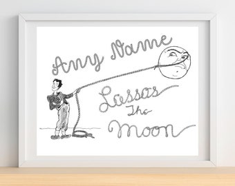 Custom Es ist ein wunderbares Leben Zitat George Bailey Lassos der Mond Jeder Name