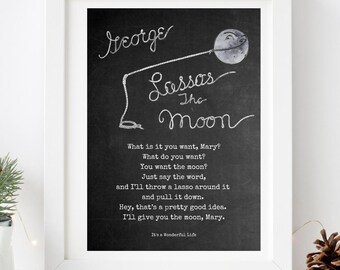 Es ist ein wunderbares Leben Zitat George Bailey Lassos der Mond