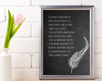 Chalkboard style-Forest Gump Quote