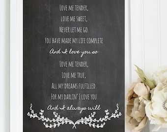 Love Me Tender Etsy Love Me Tender Etsy