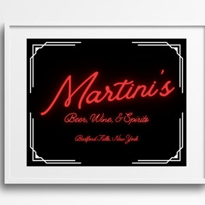 Digital Download- It&#39;s A Wonderful Life Quote George Bailey Martini&#39;s Bar Instant Download