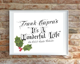 It's A Wonderful Life Title Credits George Bailey Lassos the Moon