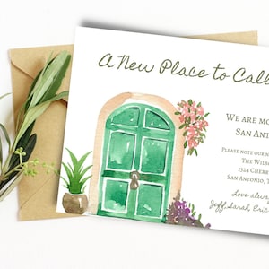 Faire-part de déménagement, Carte postale nouvelle maison, Nouvelle adresse, Nous avons déménagé, TÉLÉCHARGEMENT IMMÉDIAT, Home sweet home