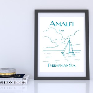 Amalfi Coast Print: Capri, Italy, Coastal Wall Art (Digital Download)