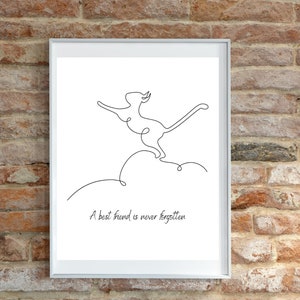 Cat Remembrance Art Print: Sympathy Gift, Pet Loss (Digital Download)