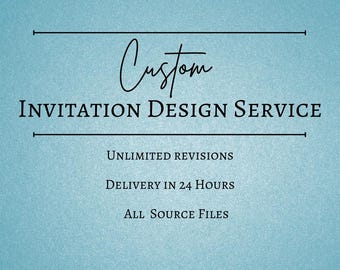 Custom Invitation Design: Personalized Event Invites